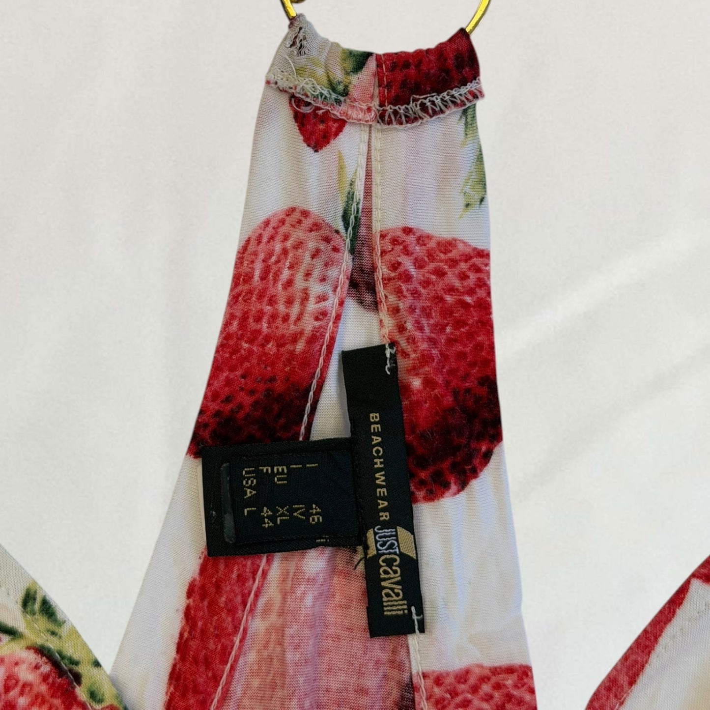 Roberto Cavalli strawberry print dress