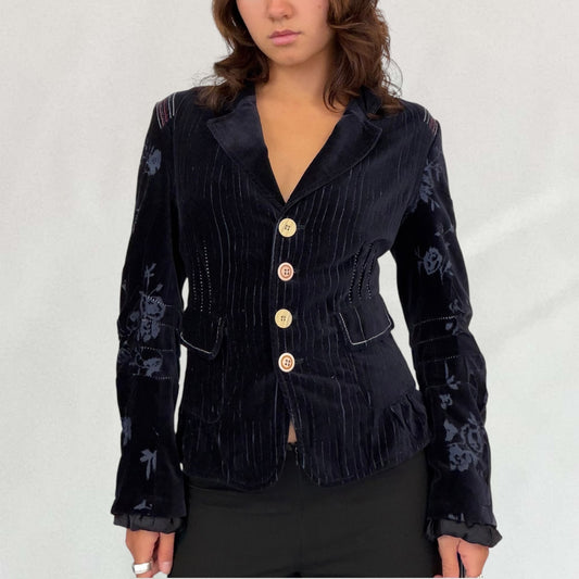 Marithé + François Girbaud velvet jacket