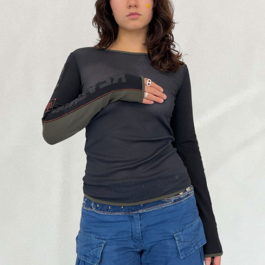 Marithé + François Girbaud sheer top