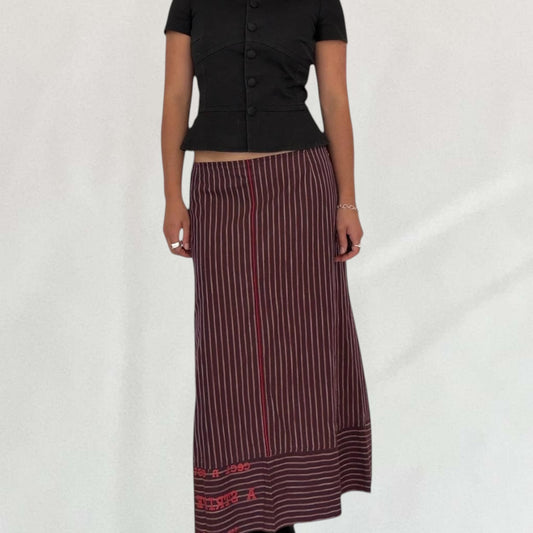Cop Copine pinstripe skirt