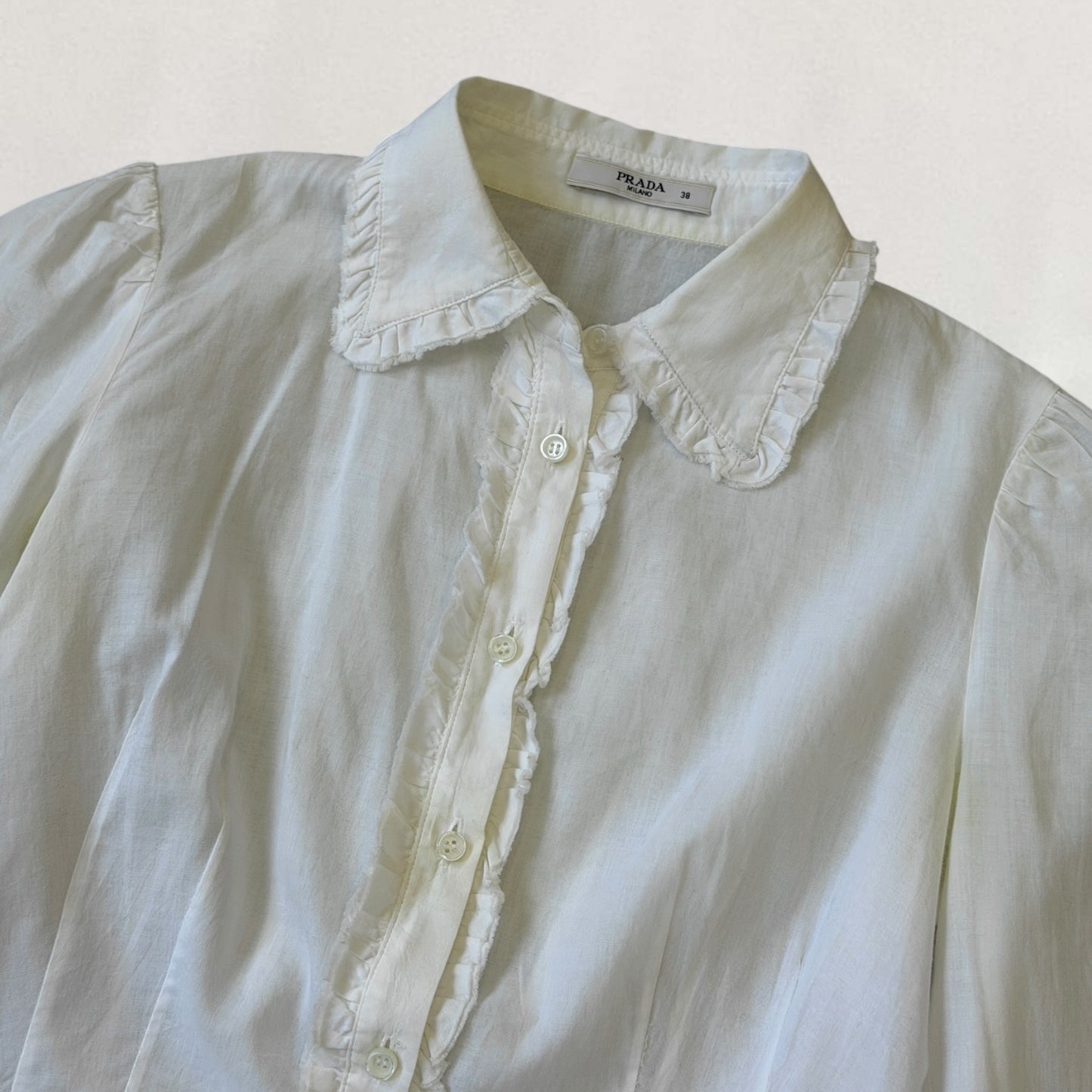 Prada long sleeve blouse