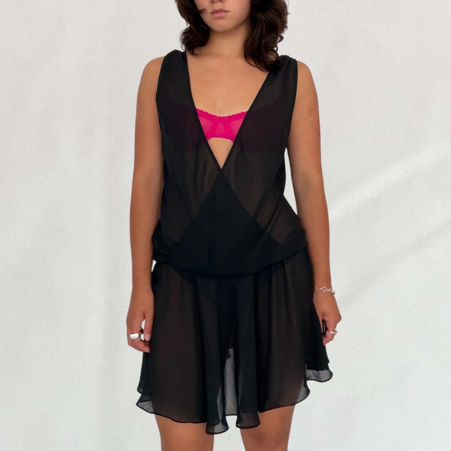 Dolce & Gabbana sheer mini dress