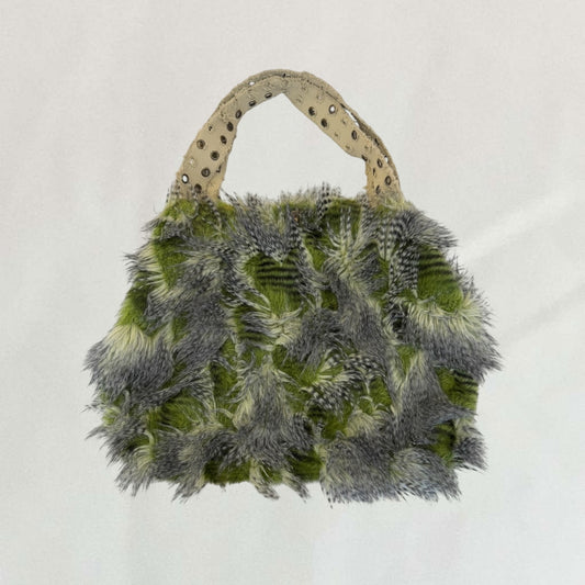 Custo Barcelona fur bag