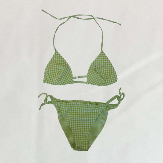 Blumarine gingham bikini