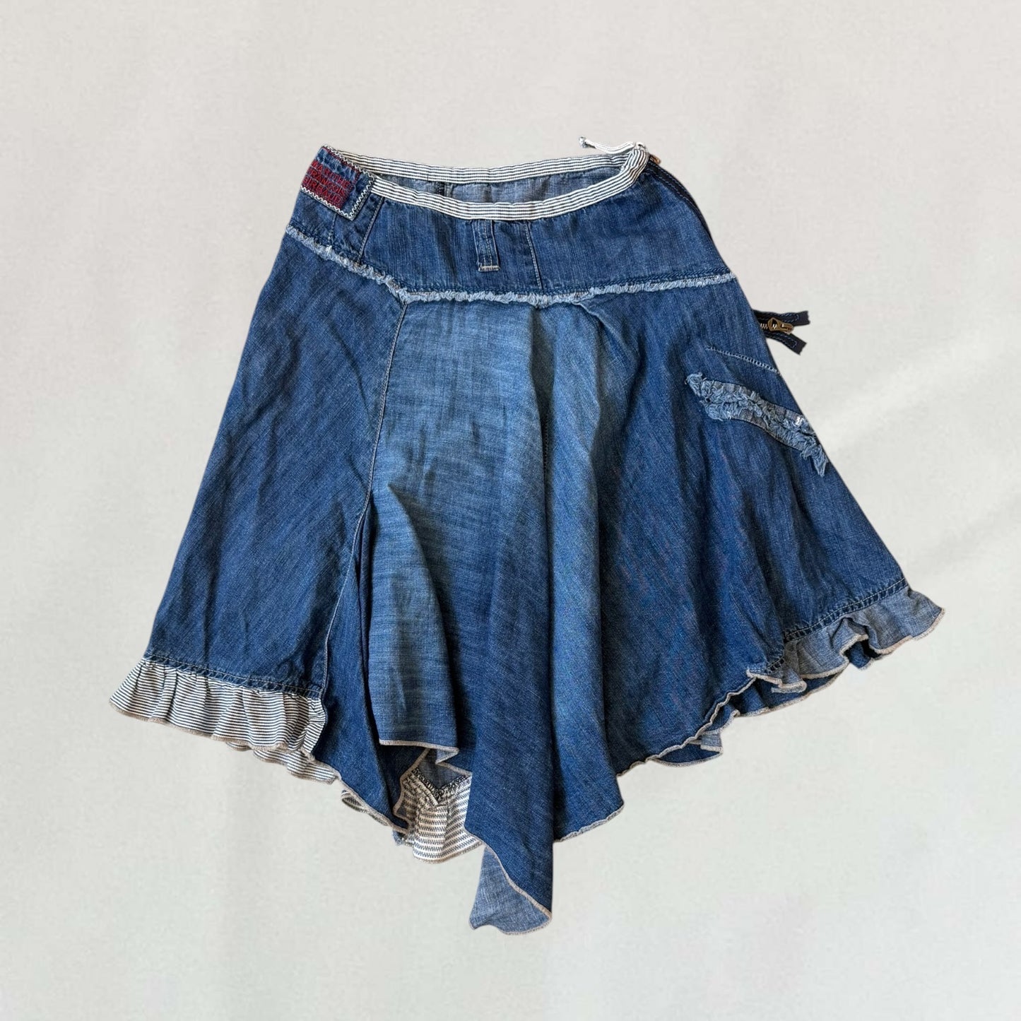 Marithé + François Girbaud asymmetric skirt