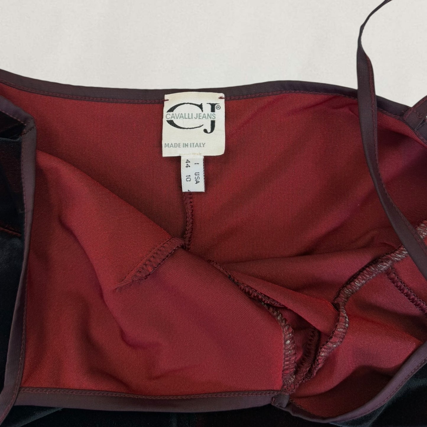 Roberto Cavalli velvet dress