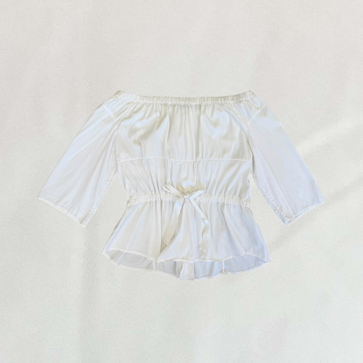 Prada ruched blouse