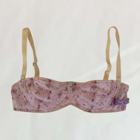 Dolce & Gabbana floral bra