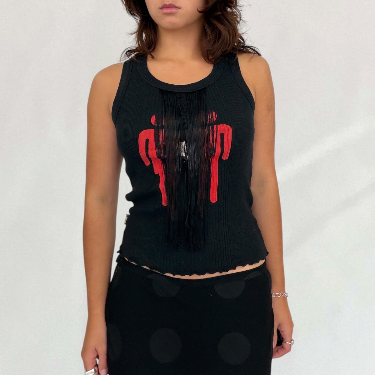 Jean Paul Gaultier fringe tank