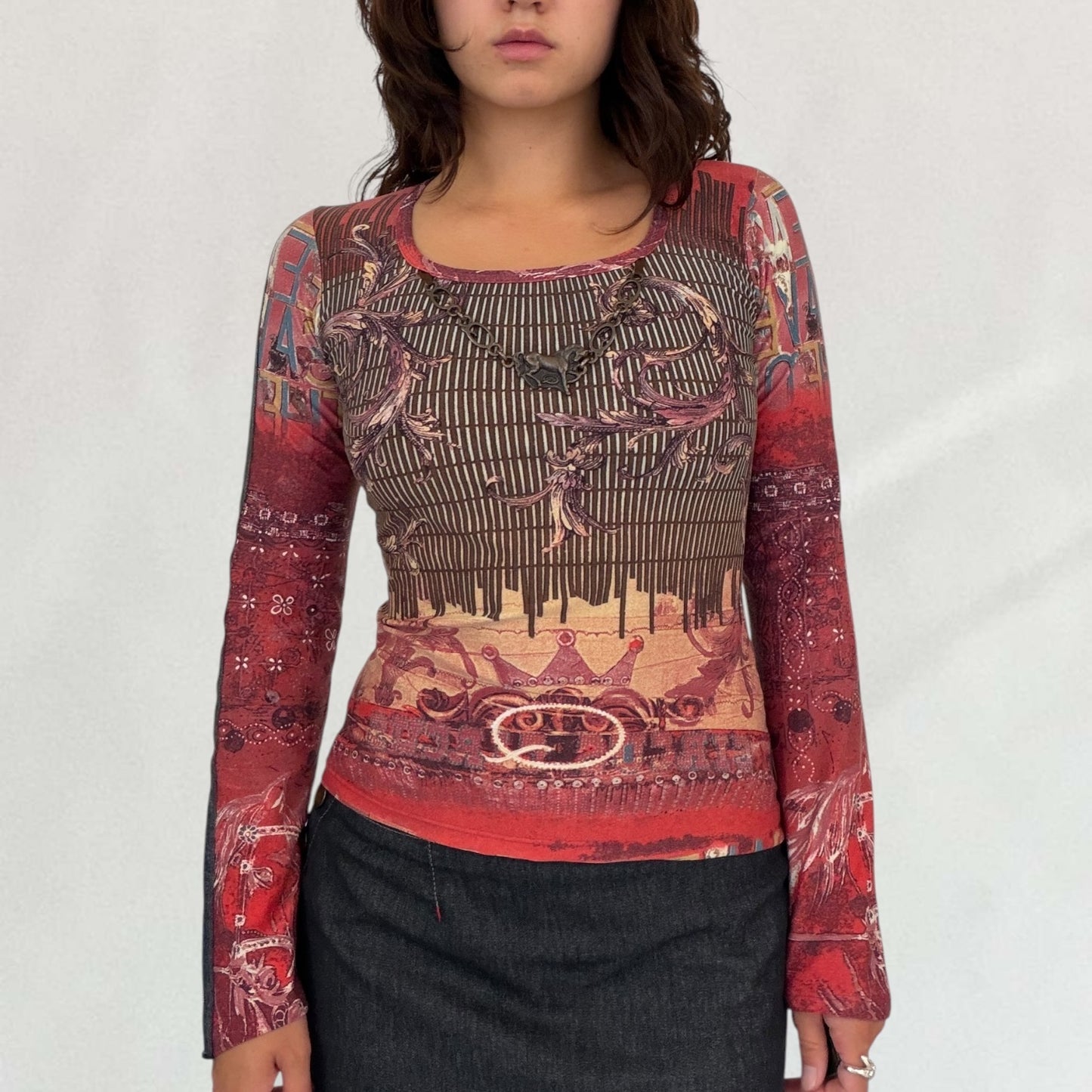 Save The Green graphic print top