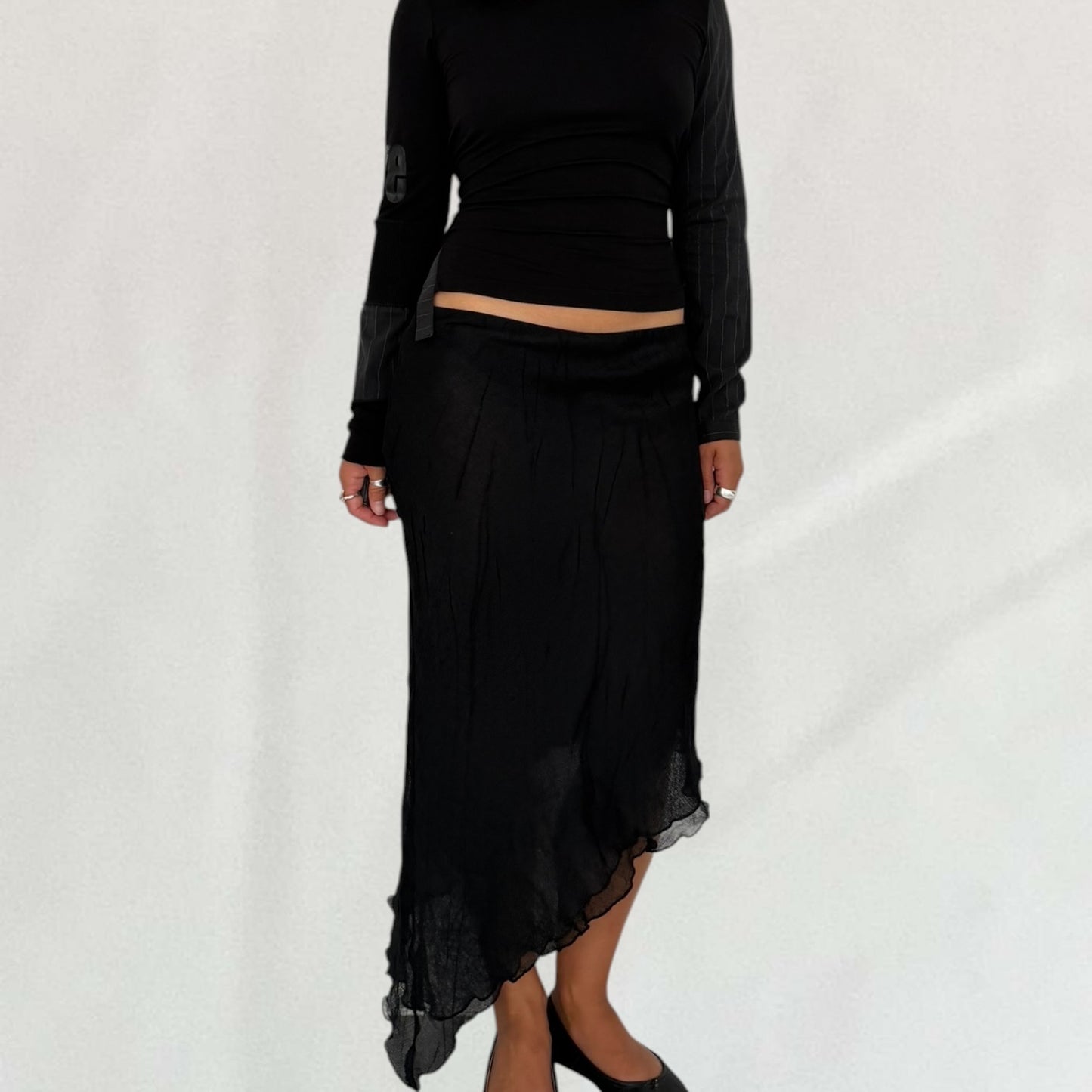 Roberto Cavalli asymmetric skirt