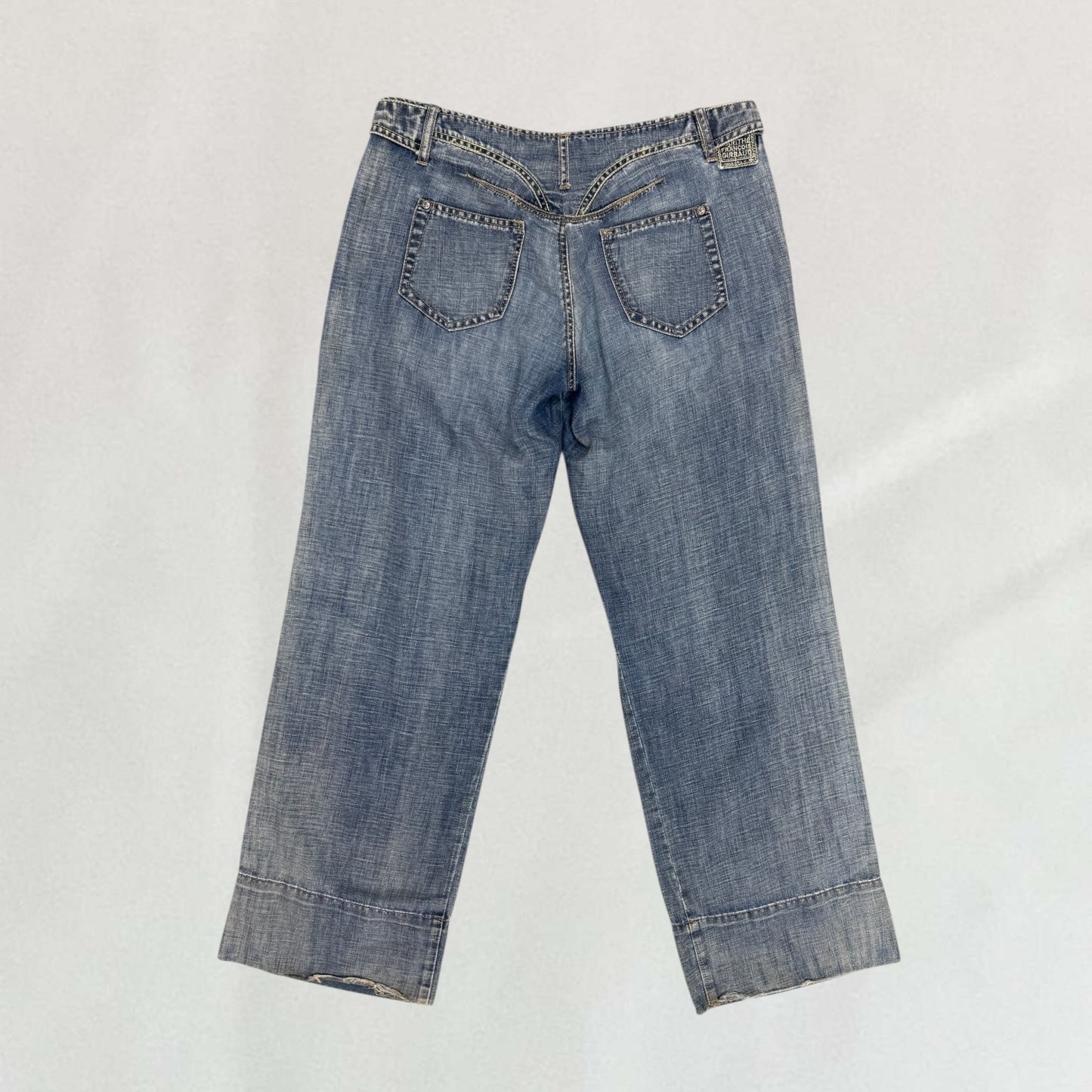 Marithé + François Girbaud buckle jeans