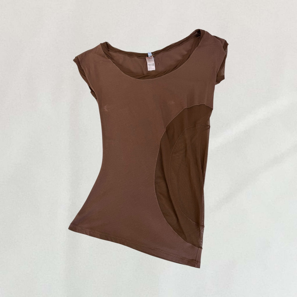 Jean Paul Gaultier mesh detail T-shirt