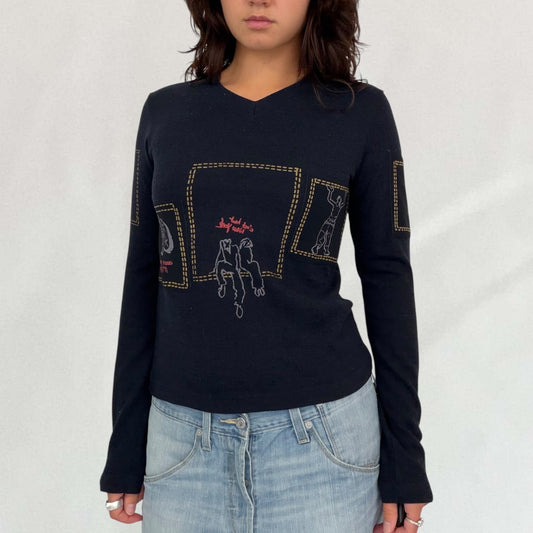 Marithé + François Girbaud V-neck jumper
