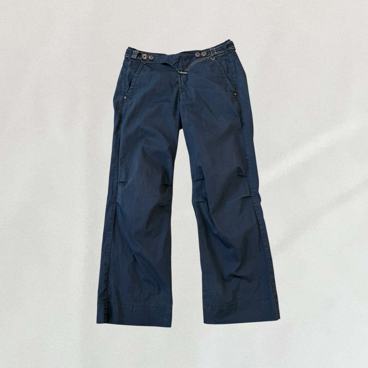 Marithé + François Girbaud buckle trousers