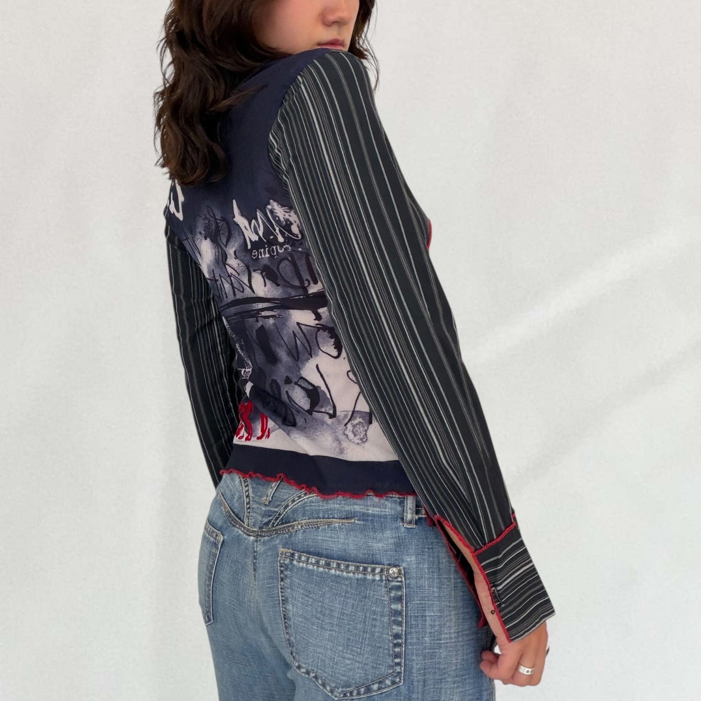 Cop Copine pinstripe shirt