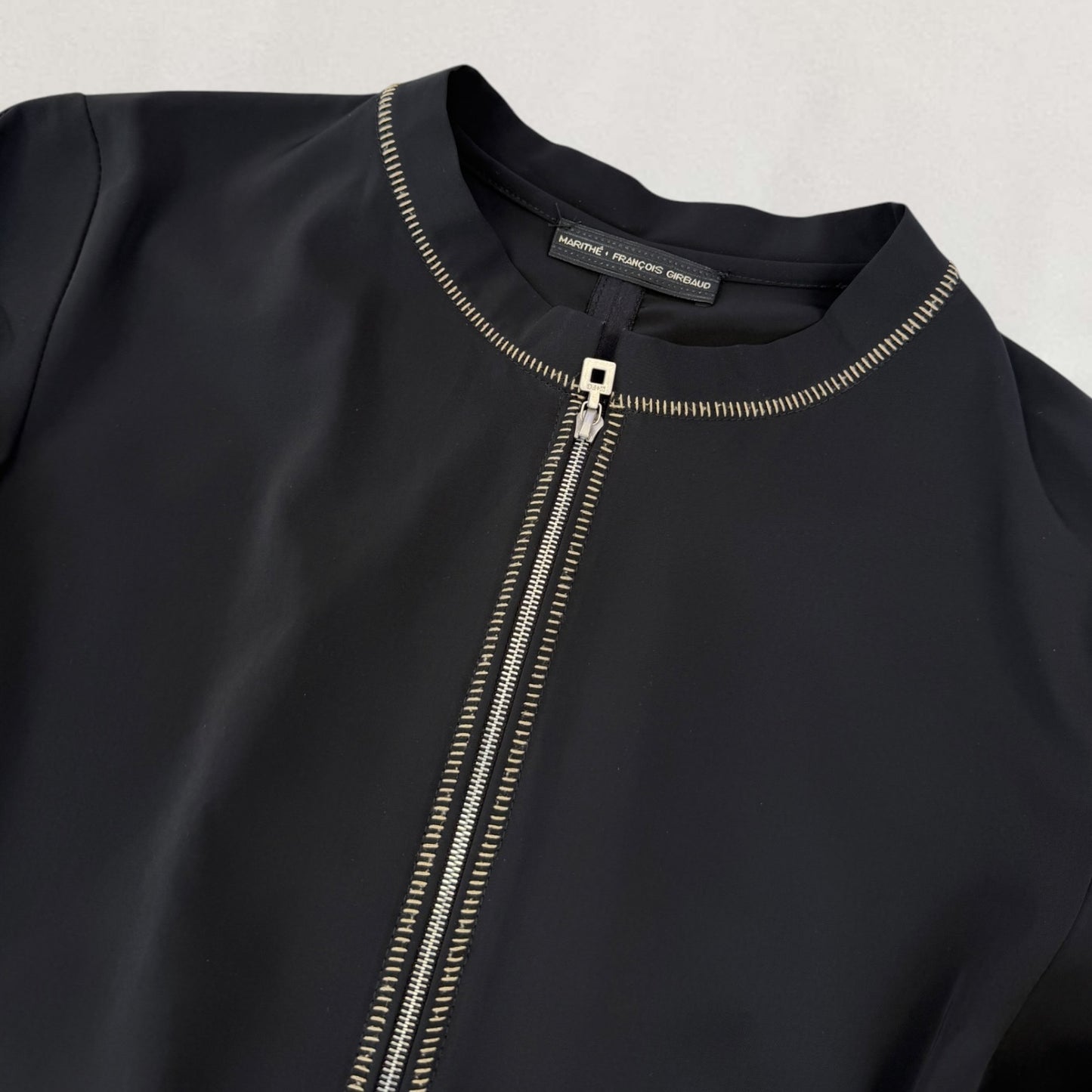 Marithé + François Girbaud ruched jacket