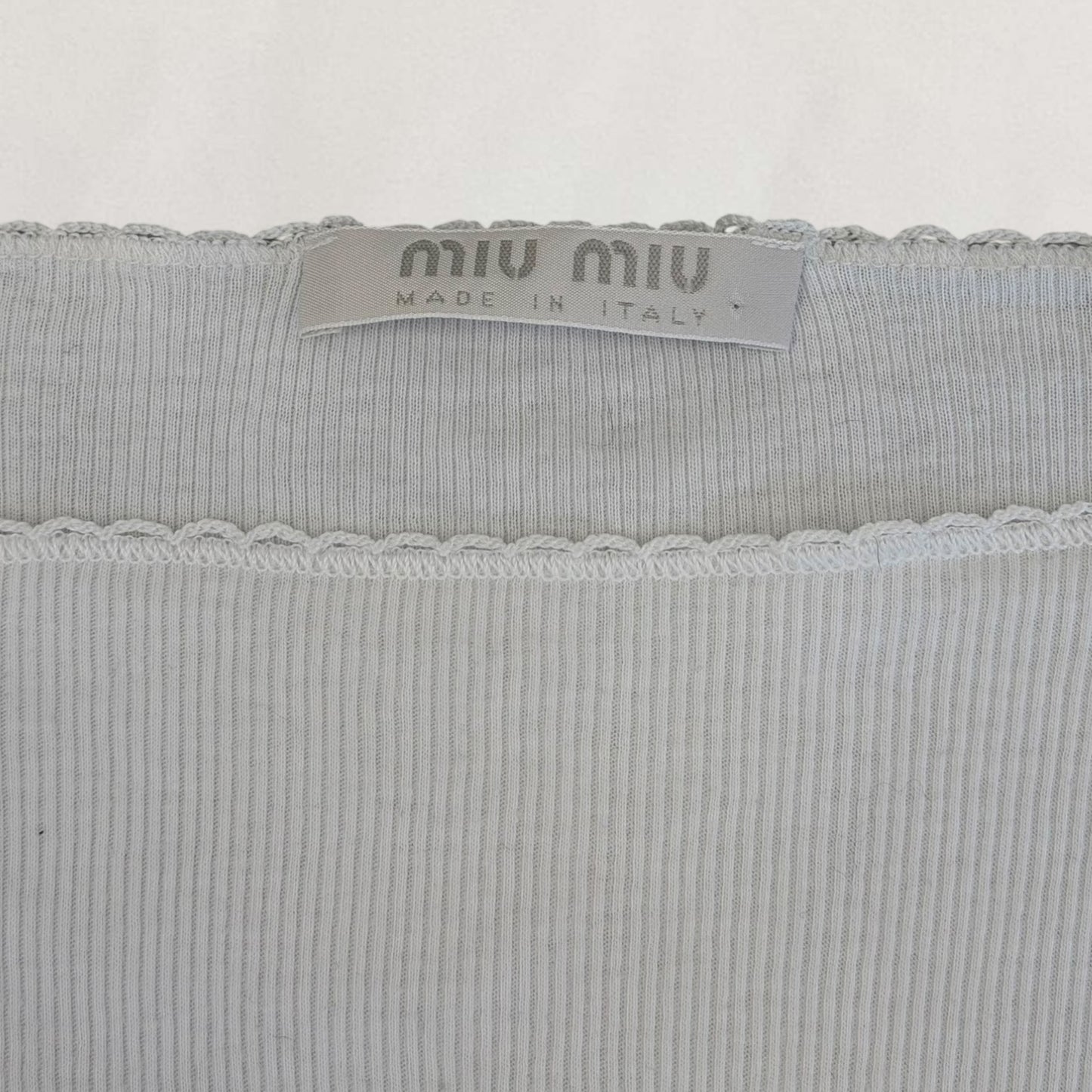 Miu Miu cropped T-shirt