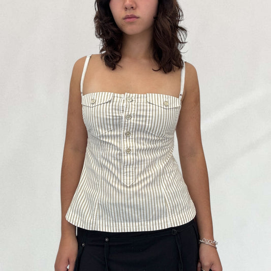 Dolce & Gabbana pinstripe corset