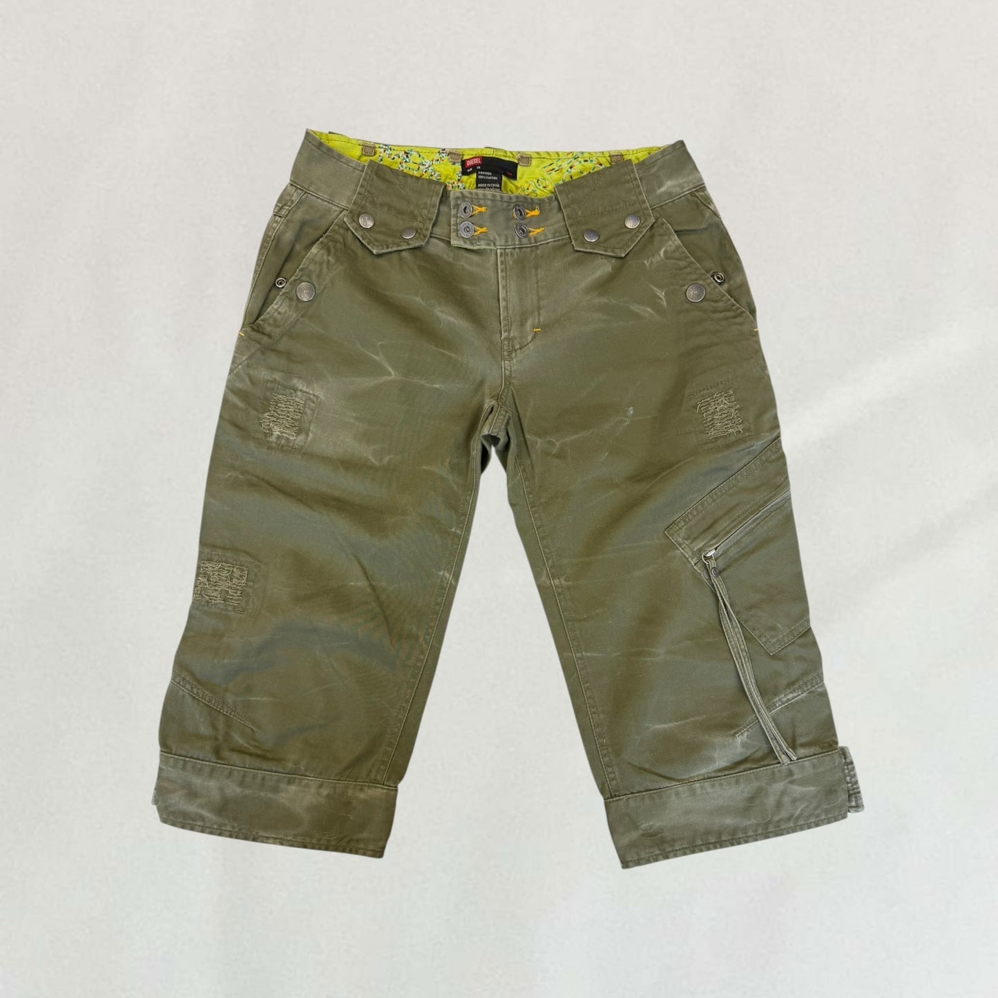 Diesel capri shorts