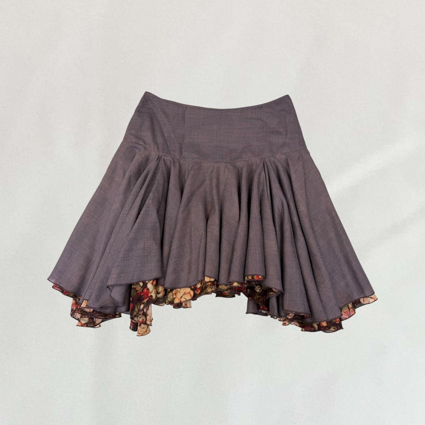 Roberto Cavalli double layer skirt