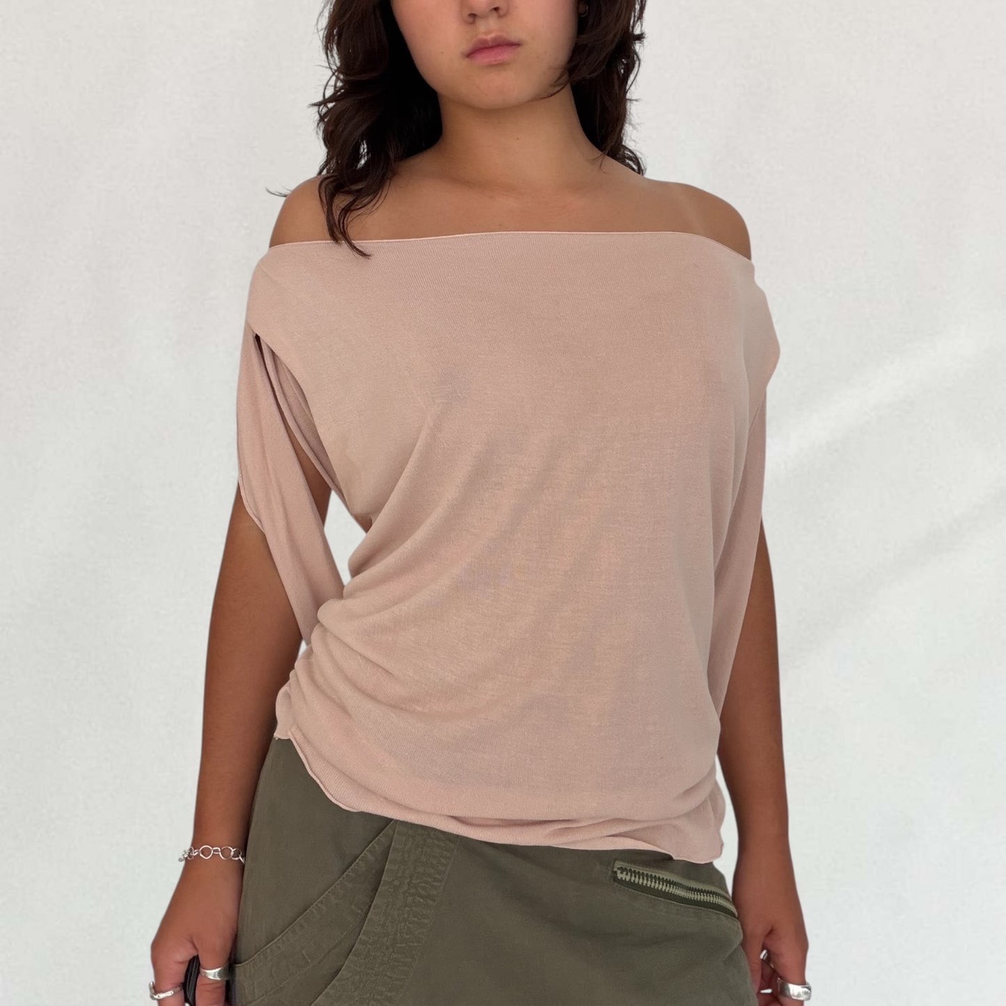 Jean Paul Gaultier cowl neck top