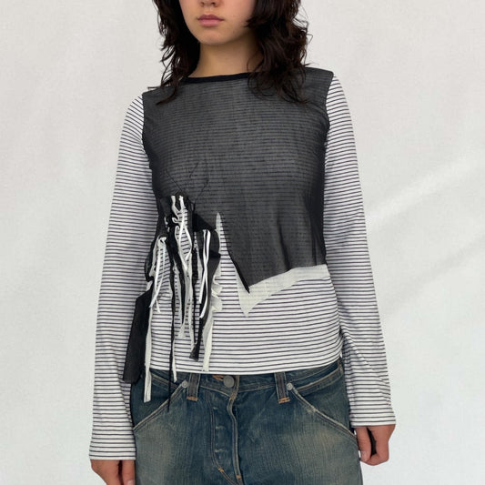 Cop Copine striped top