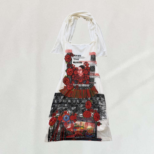 Save the Queen halter neck dress