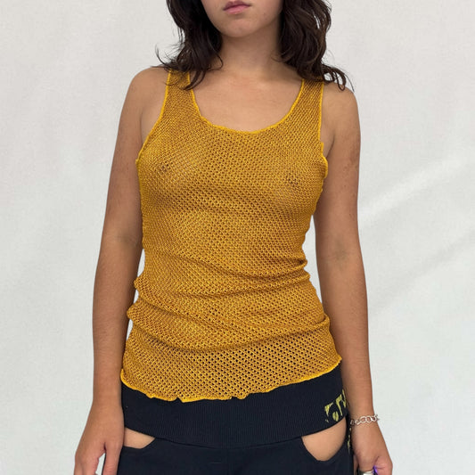 Jean Paul Gaultier netted top