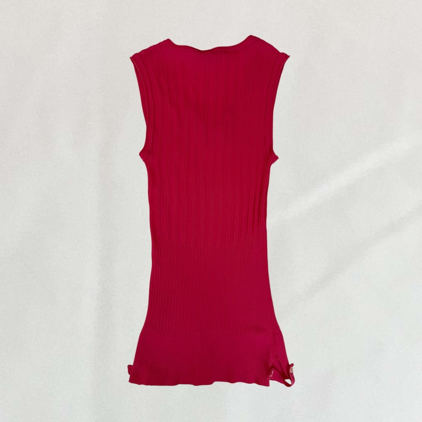 Marithé + François Girbaud ribbed vest