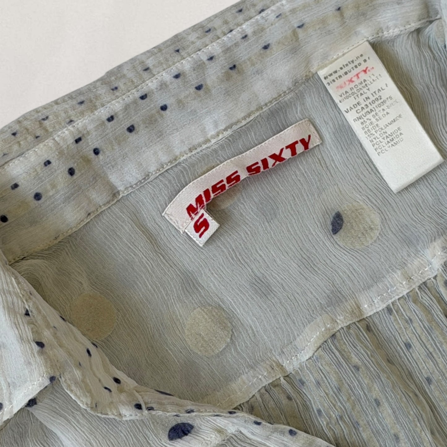 Miss Sixty polka dot vest
