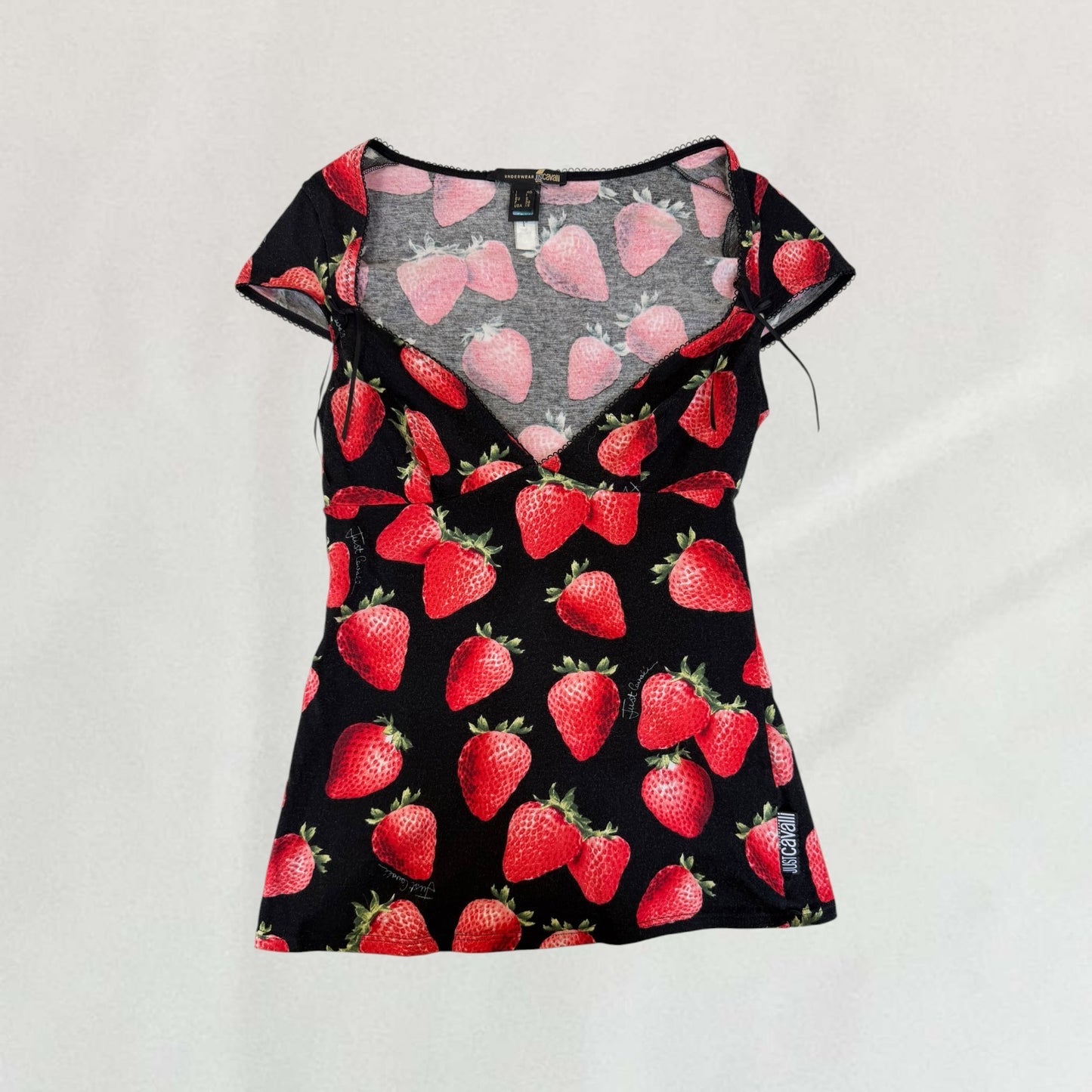 Roberto Cavalli strawberry T-shirt