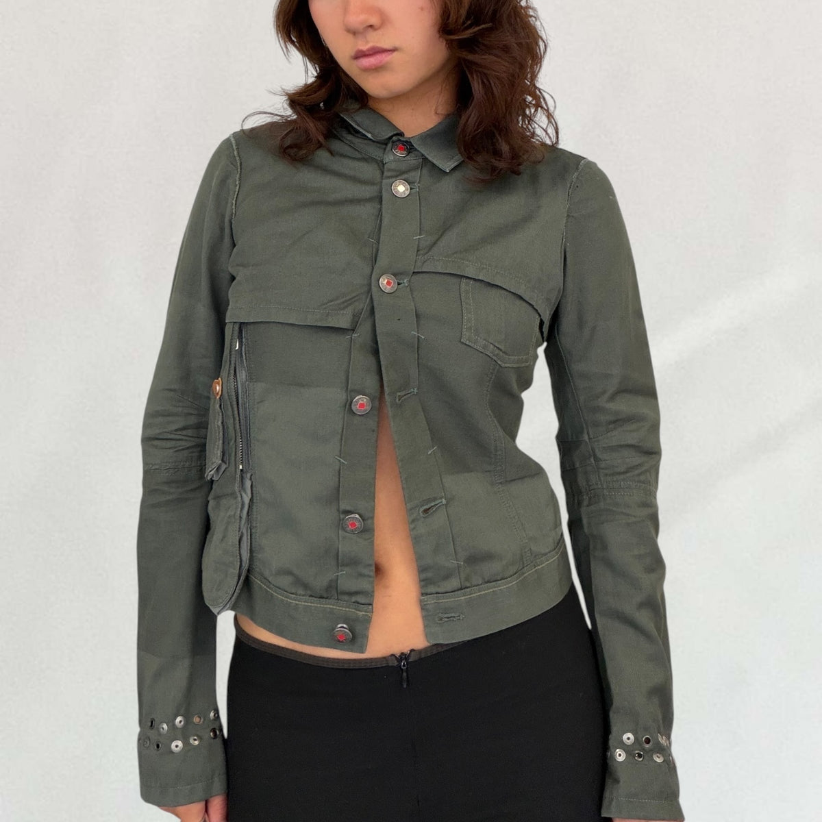 Marithé + François Girbaud button up jacket