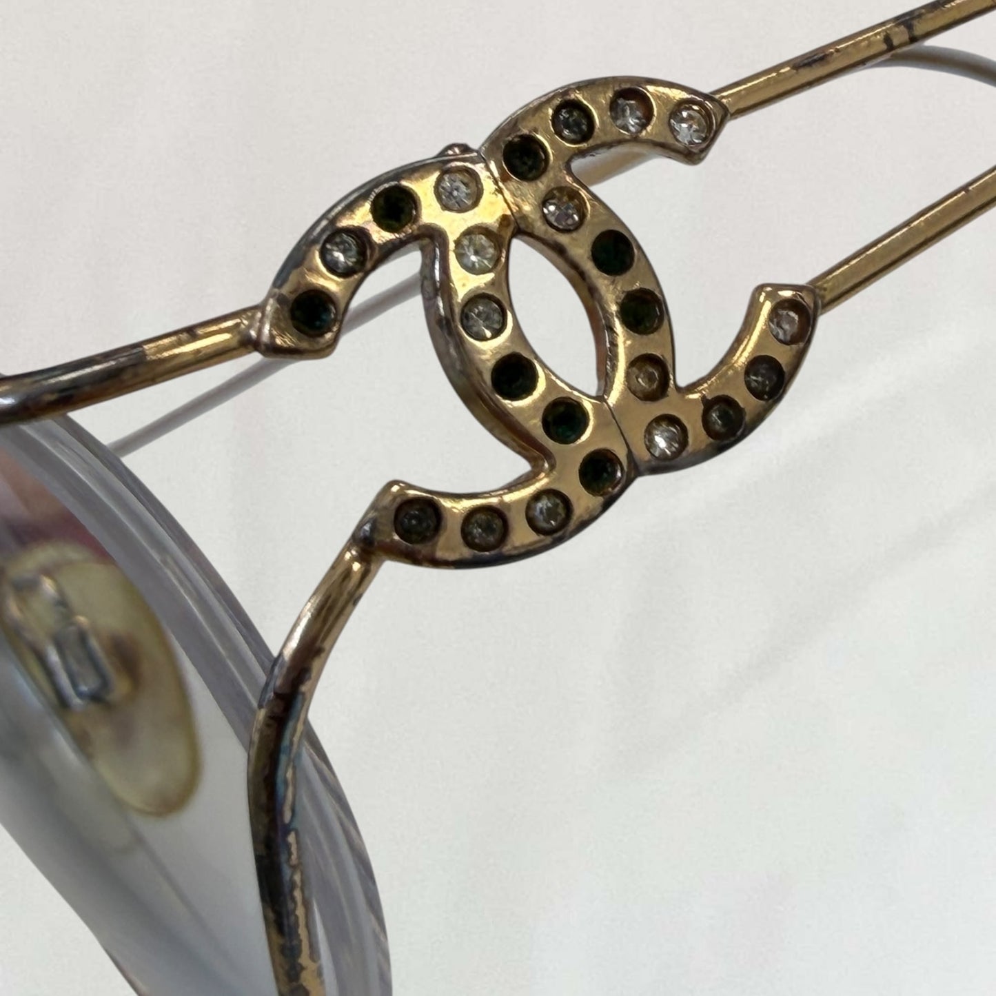Chanel wireframe glasses