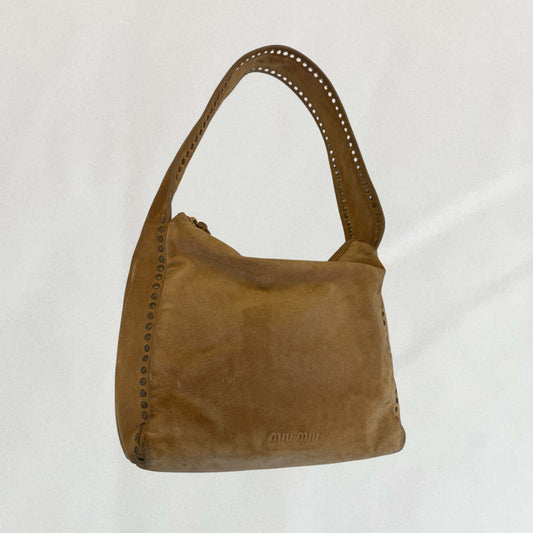 Miu Miu suede bag