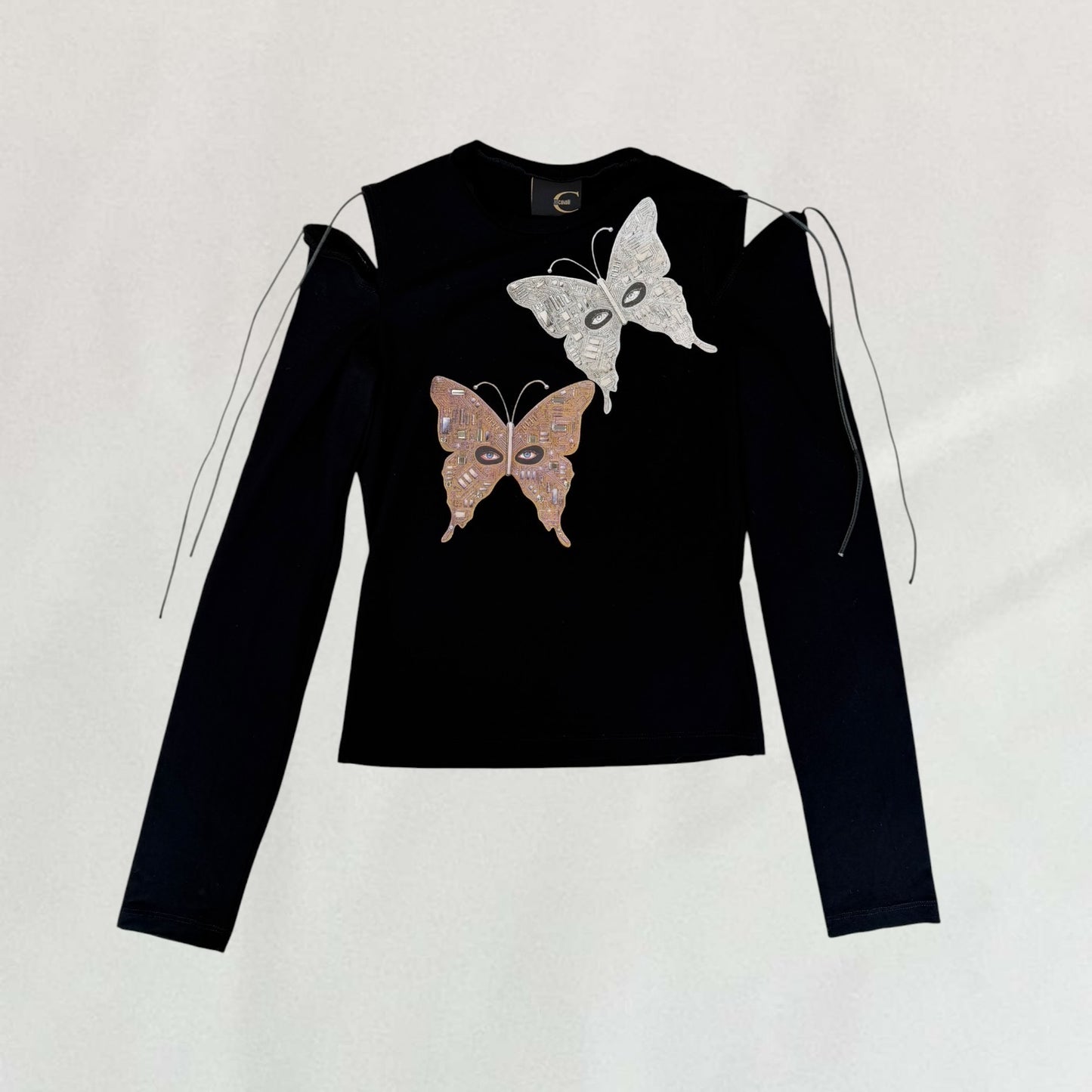 Roberto Cavalli butterfly top