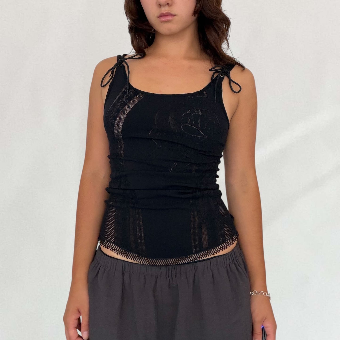 Roberto Cavalli netted vest