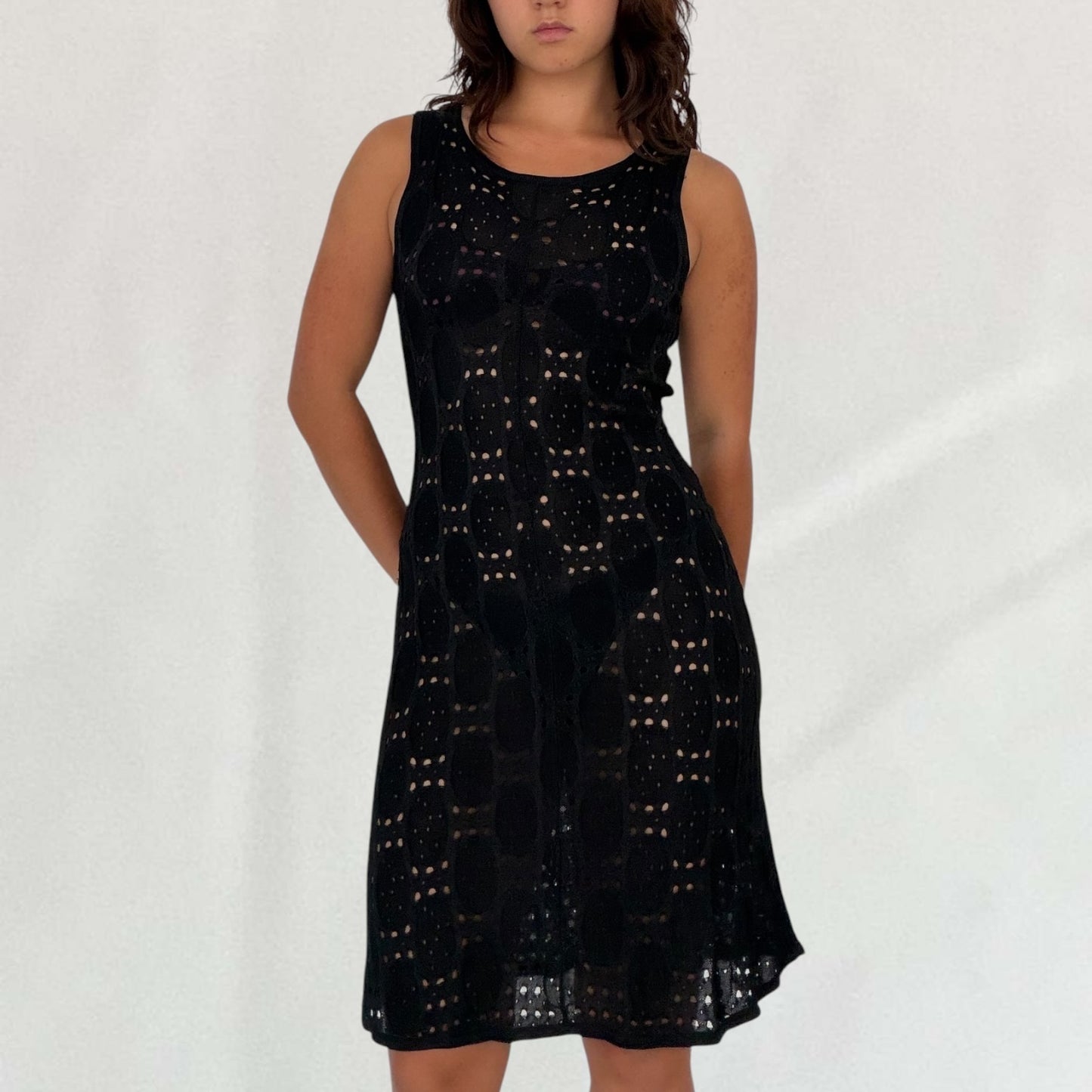 John Galliano knitted dress