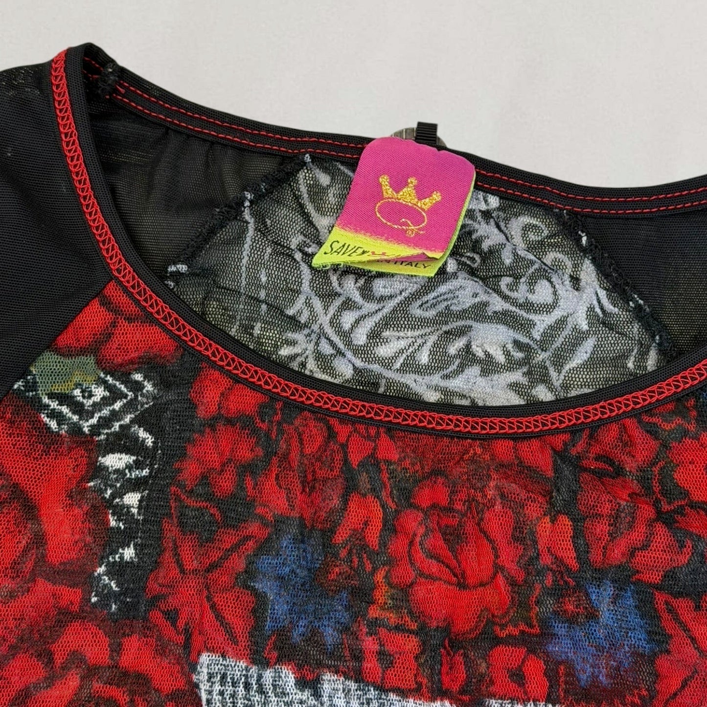Save The Queen mesh T-shirt