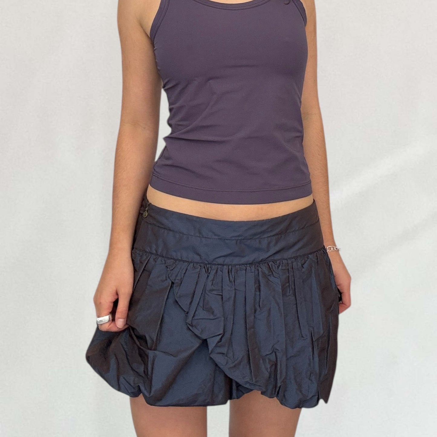 Roberto Cavalli bubble hem mini skirt