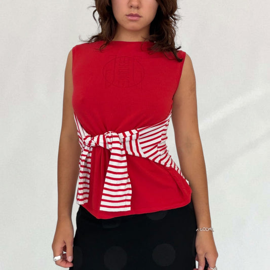 Jean Paul Gaultier striped multi way vest