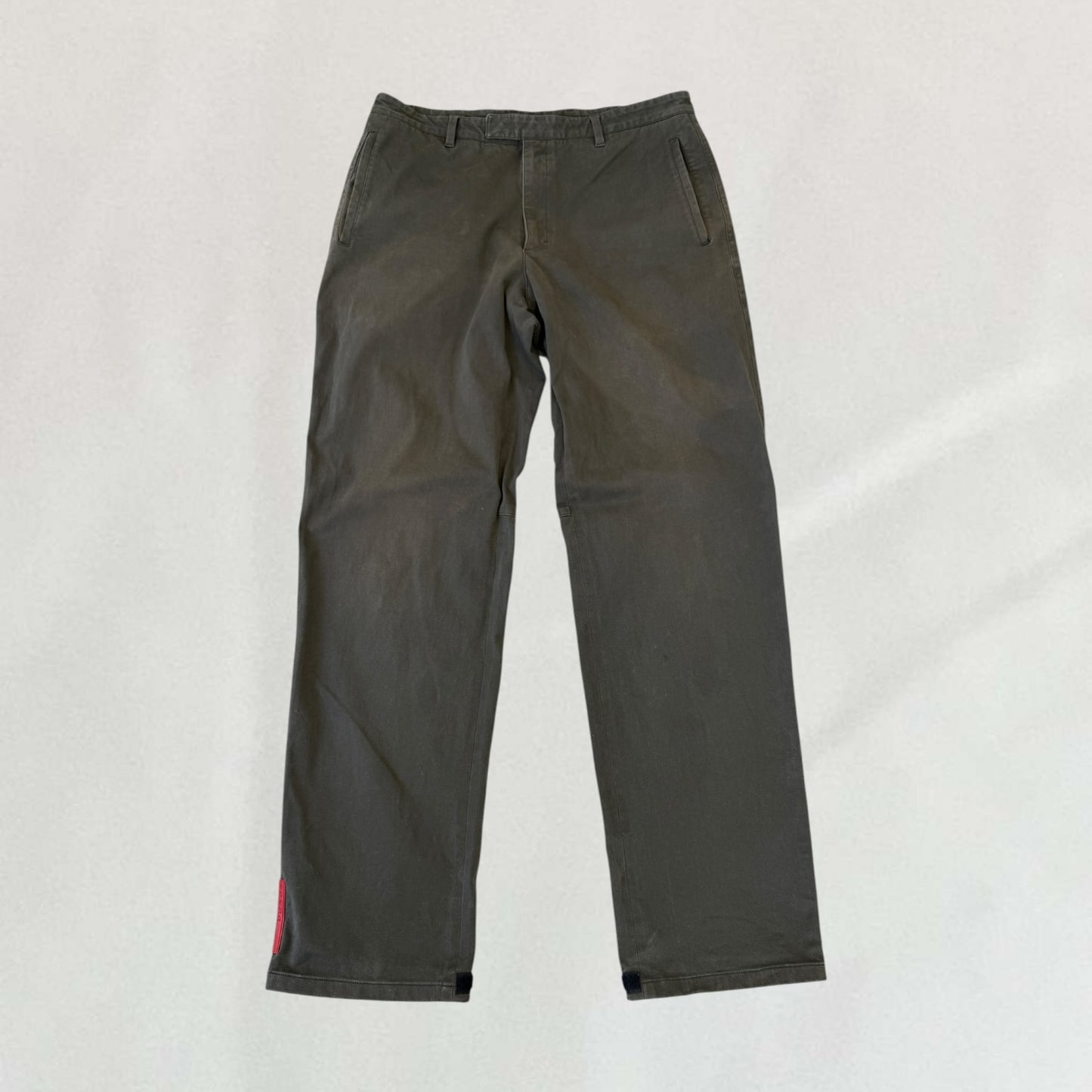 Prada wide leg trousers
