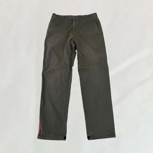Prada wide leg trousers