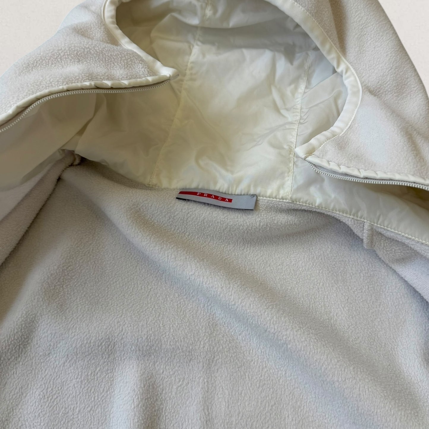 Prada zip up fleece
