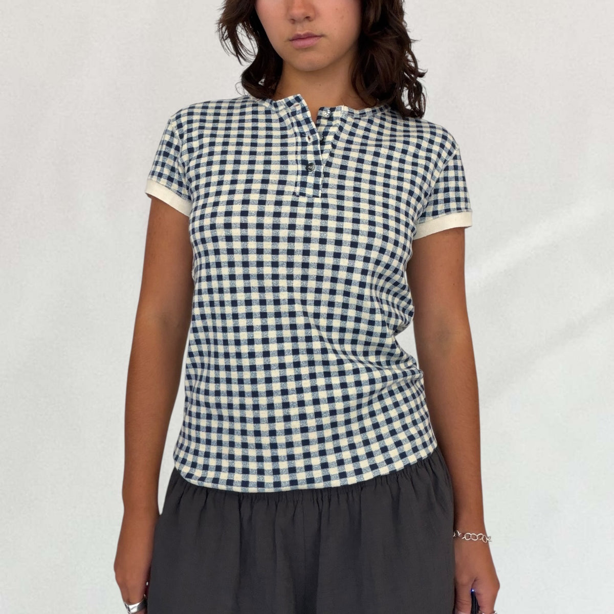 Jean Paul Gaultier gingham T-shirt
