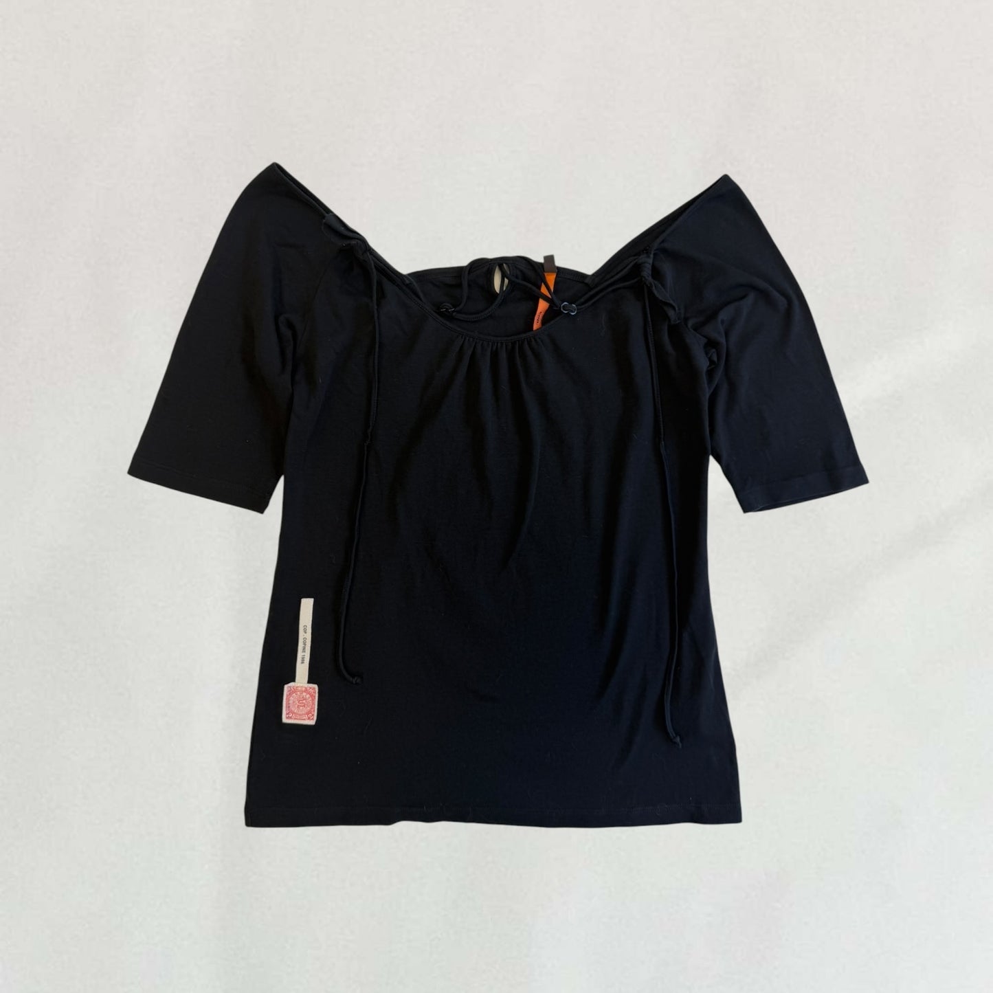 Cop Copine tie detail T-shirt