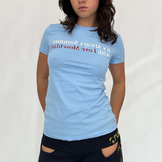 Moschino graphic text T-shirt
