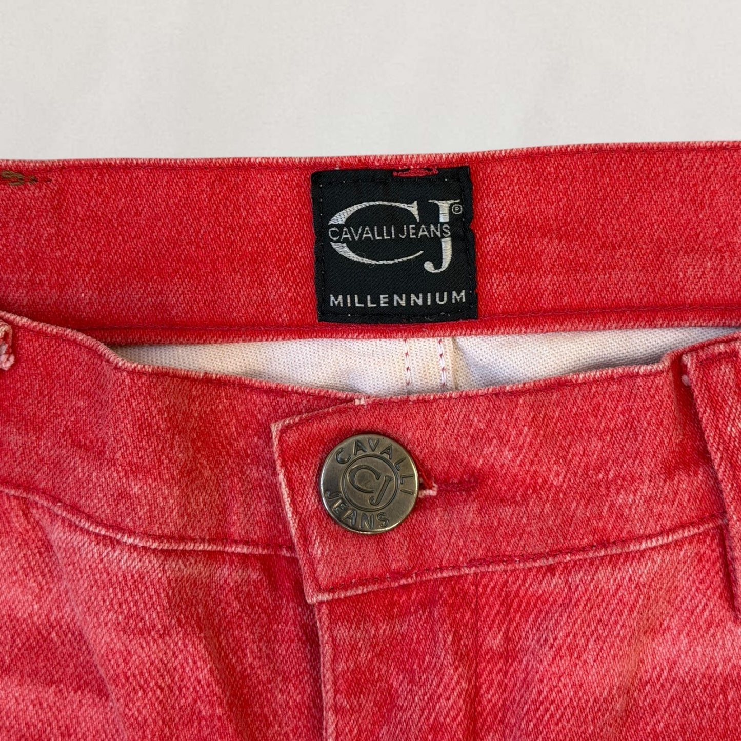 Roberto Cavalli washed jeans