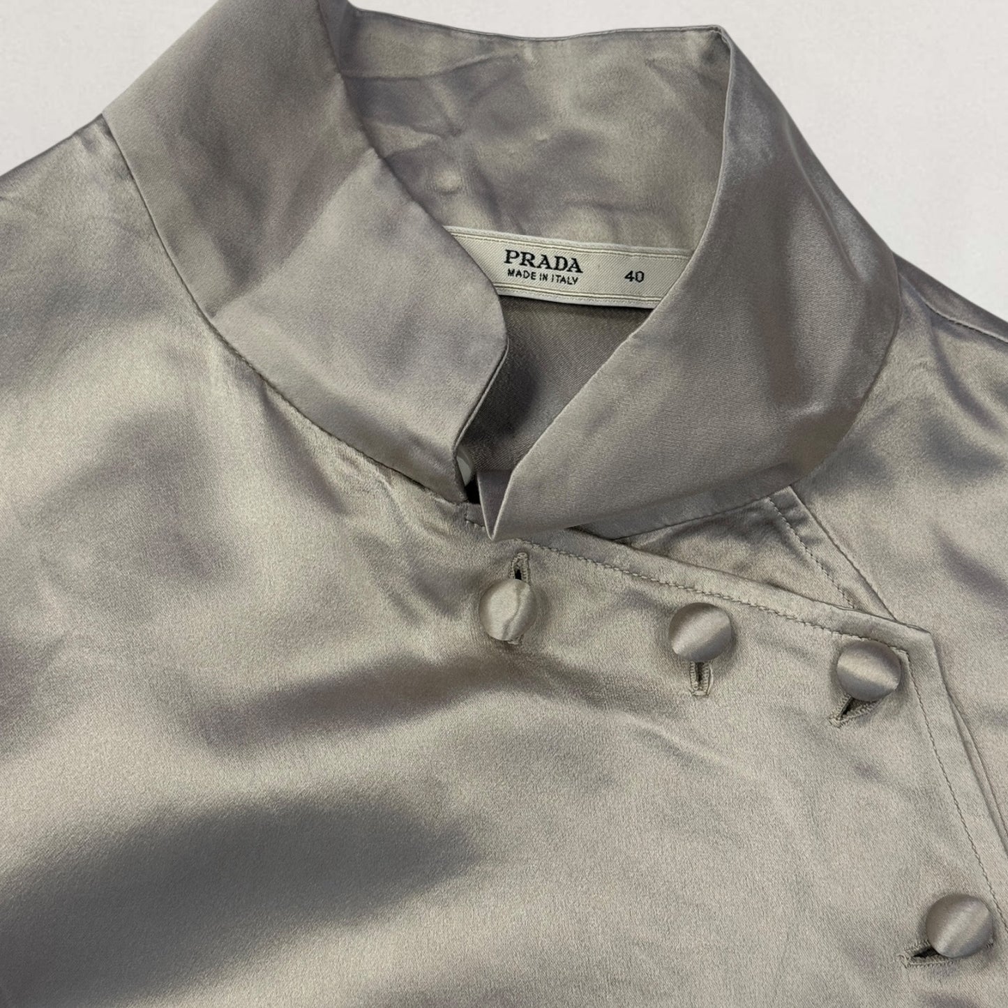 Prada asymmetric shirt