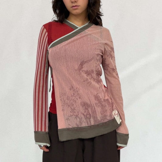 Cop Copine wrap top